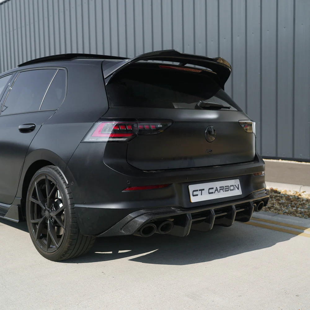 Carbon fibre diffuser VW Golf 8/8.5 R