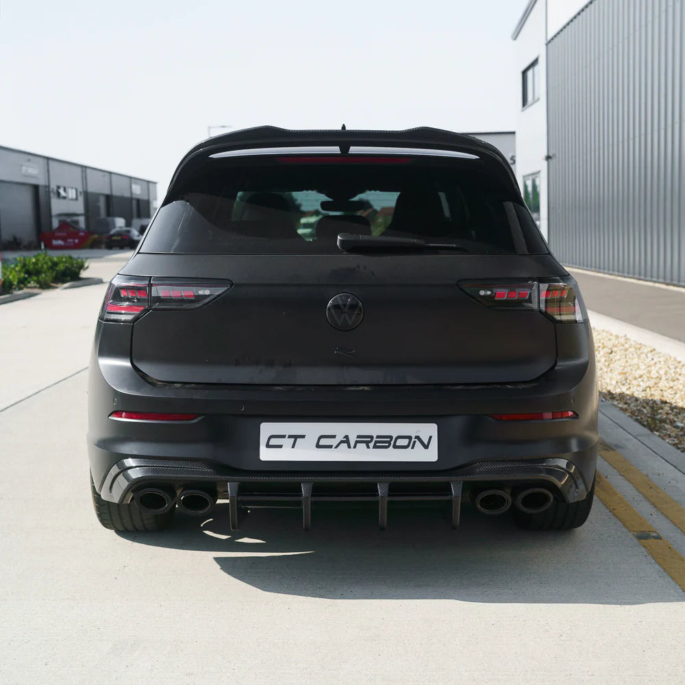 Carbon fibre diffuser VW Golf 8/8.5 R