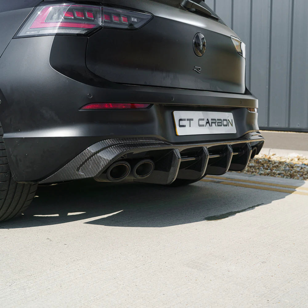 Carbon fibre diffuser VW Golf 8/8.5 R