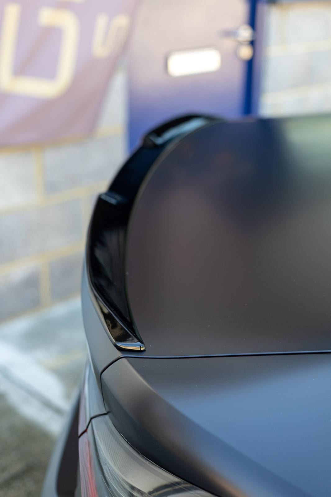Achter spoiler hoogglans zwart BMW 4-serie G22 M-Performance style