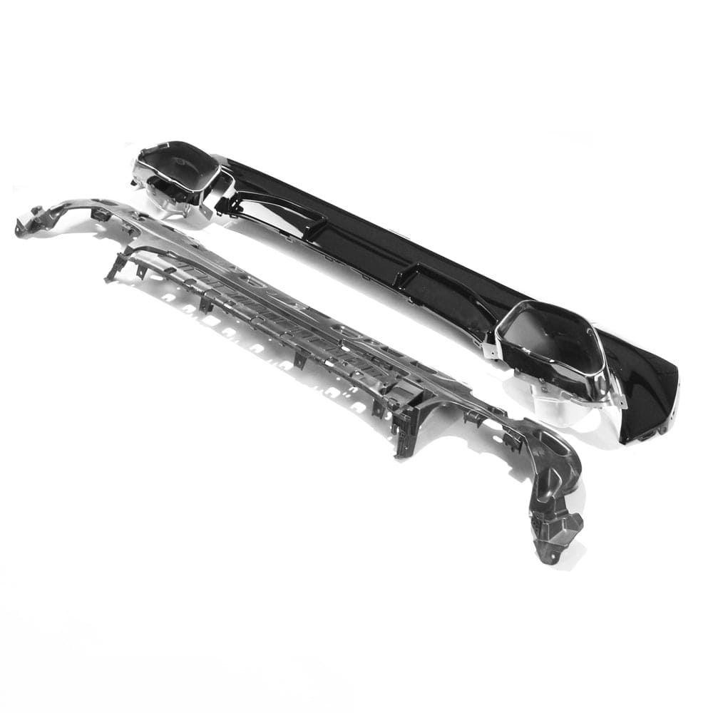 Diffuser + tips hoogglans zwart BMW 4-serie G22/23 M-Performance style '440i style'