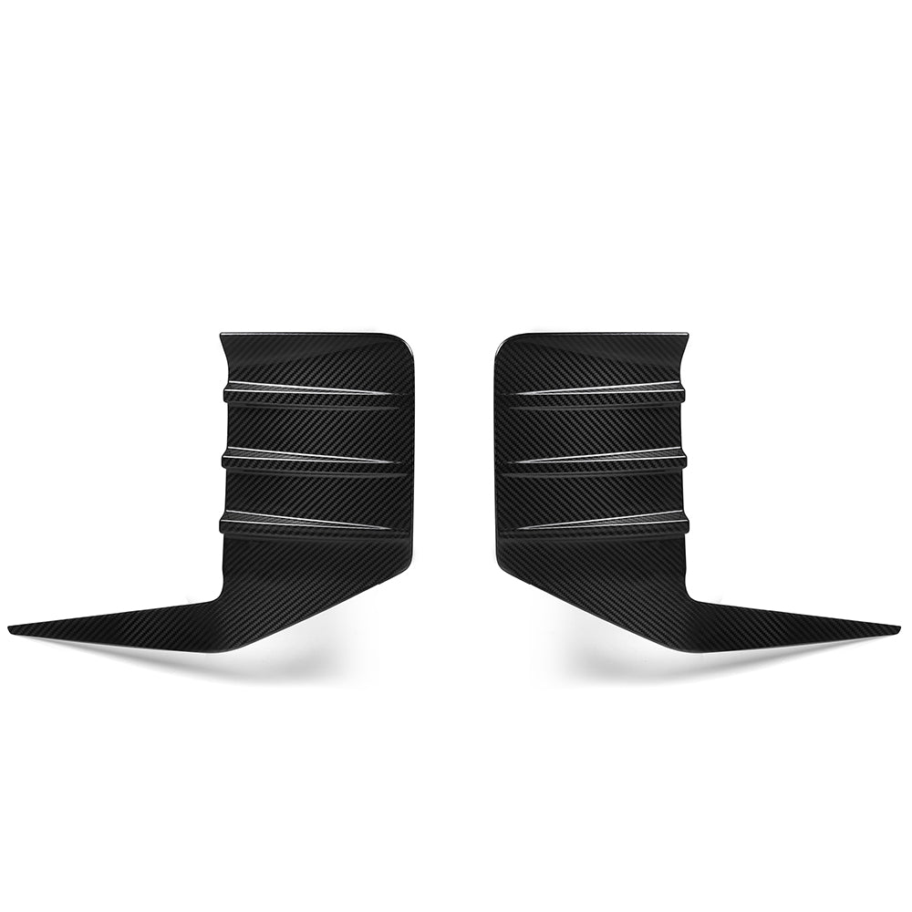 Achterbumper canards carbon fibre BMW G87 M2
