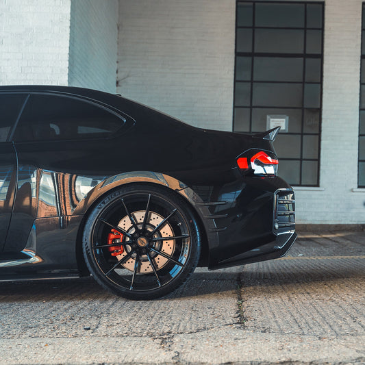 Side fender canards carbon fibre (Achter) BMW G87 M2