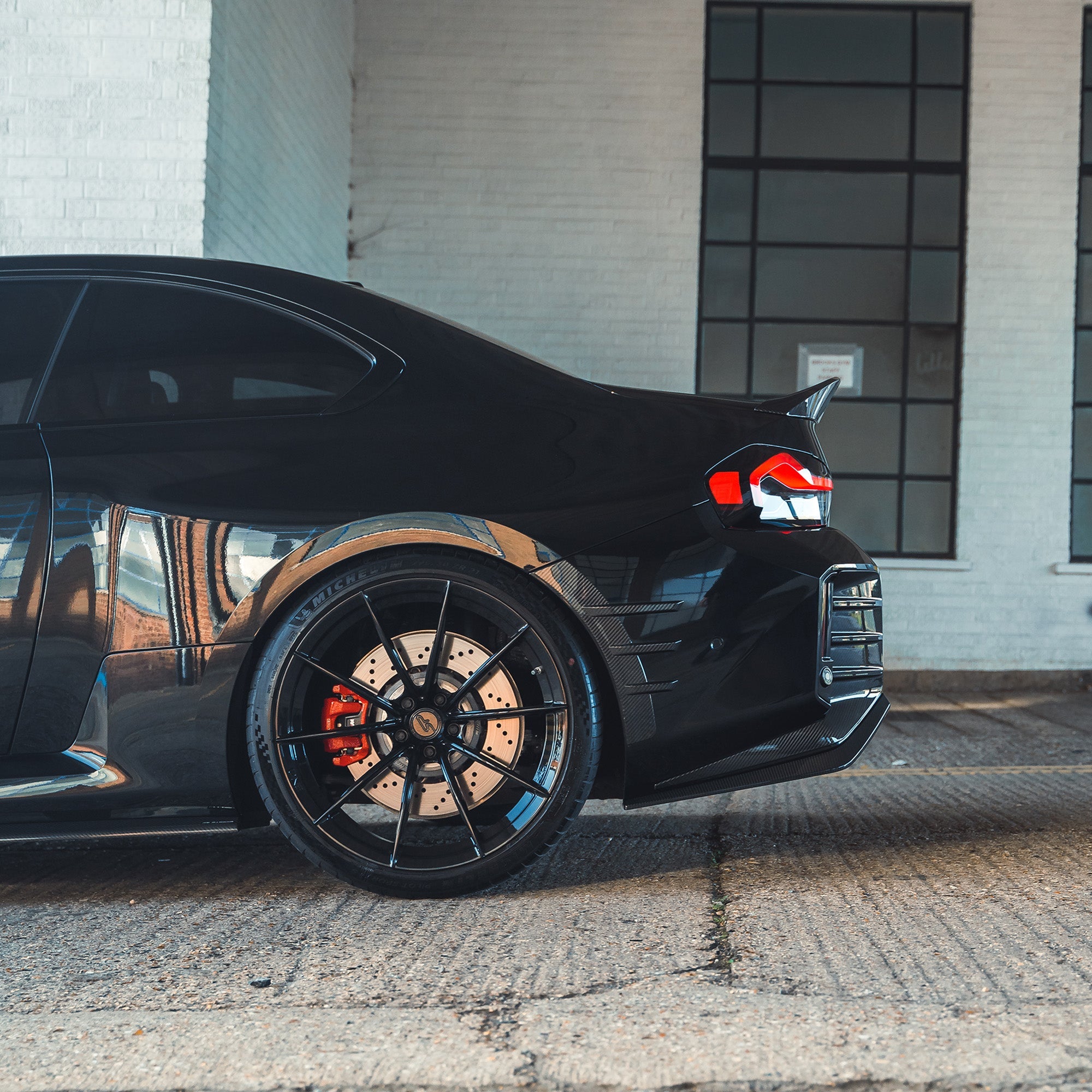 Side fender canards carbon fibre (Achter) BMW G87 M2