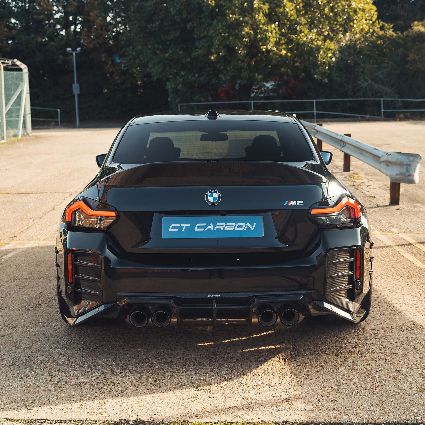 Achterbumper flaps carbon fibre BMW G87 M2