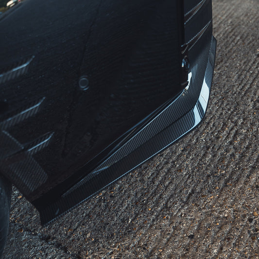 Achterbumper flaps carbon fibre BMW G87 M2