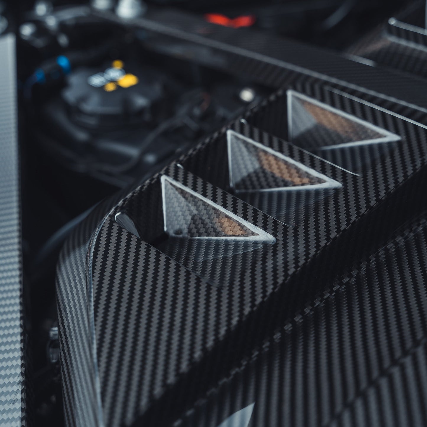 Motorruimte afdekkap carbon fiber BMW M2 M3 M4 G87/G80/G81/G82/G83