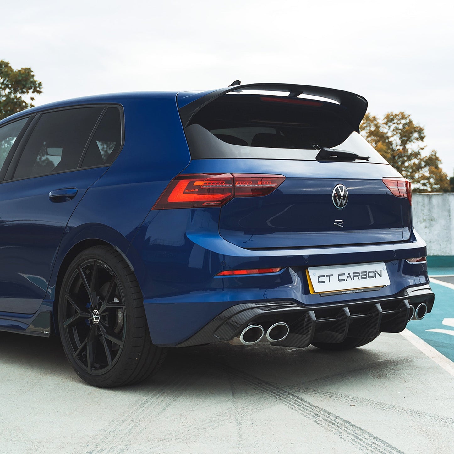 Diffuser carbon fibre VW Golf 8R CT-carbon