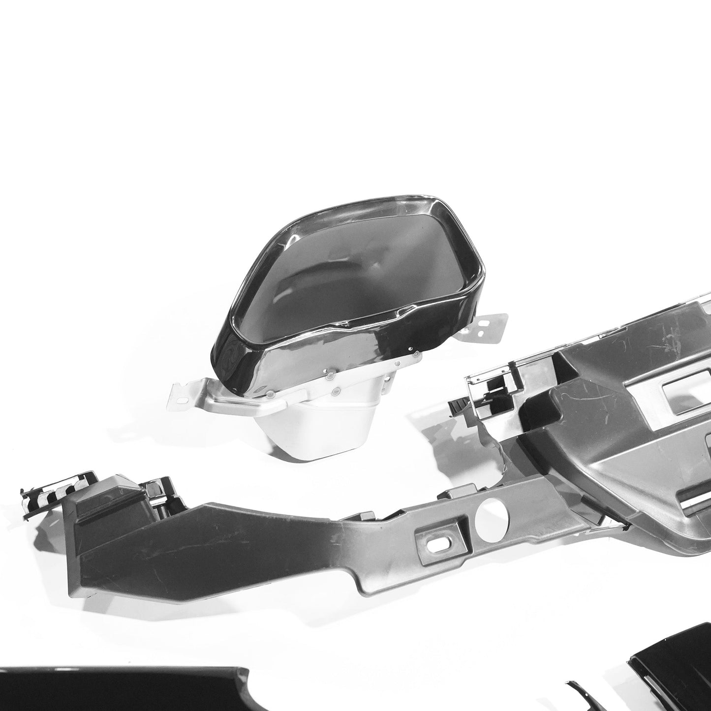 Diffuser + Eindtips BMW G42 2-Serie Hoogglans zwart - 240i style