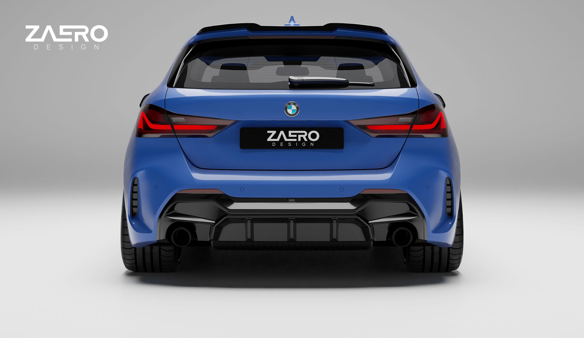 Diffuser dual exhaust BMW 1-serie F40 - Zaero Design