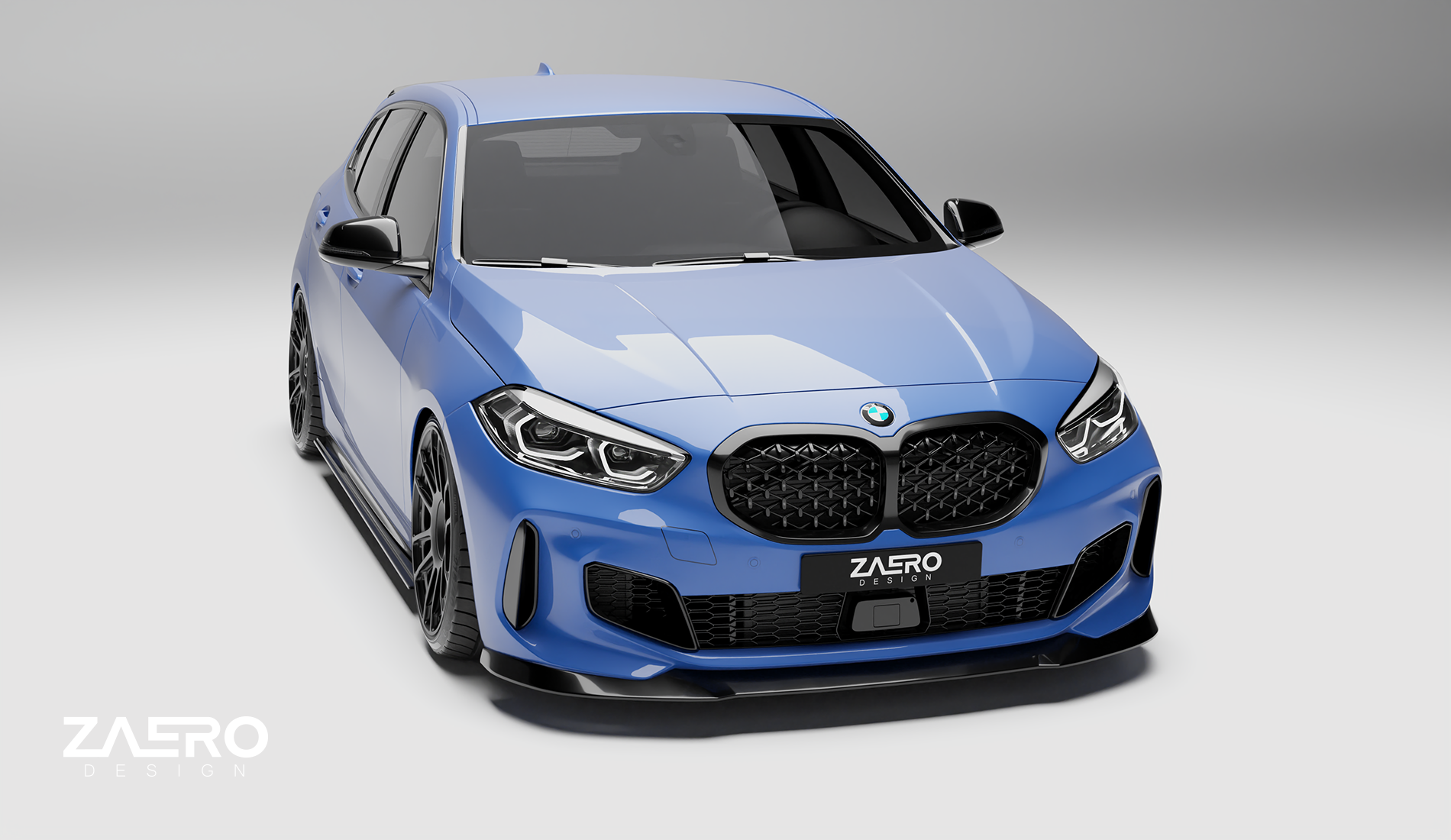 Front splitter BMW 1-serie F40 - Zaero Design