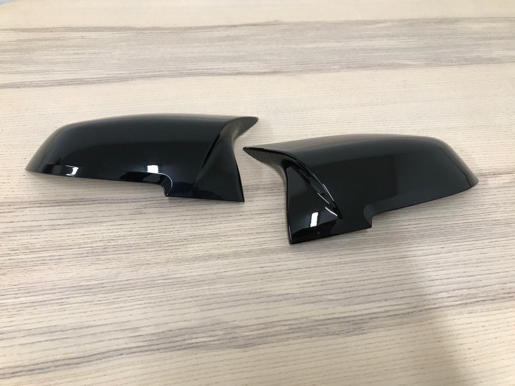 BMW 1 2 3 4 Serie M-Style spiegelkappen hoogglans zwart