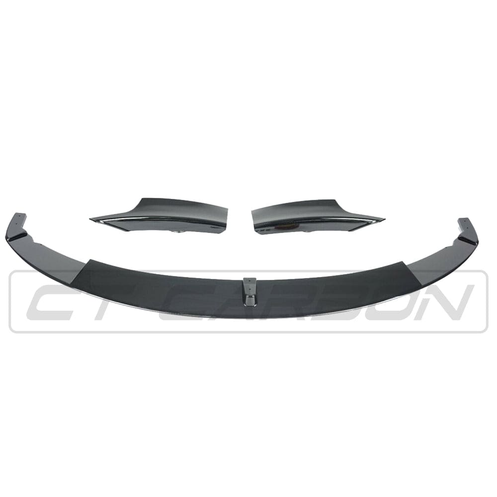 BLAK BY CT Splitter BMW 3 SERIES F30 GLOSS BLACK SPLITTER - MP STYLE - BLAK BY CT CARBON