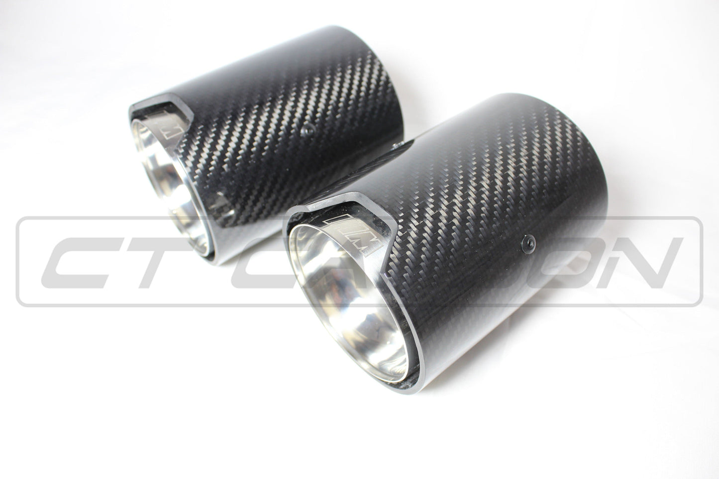 CT CARBON Exhaust Tips BMW CARBON EXHAUST TIPS 135i/140i/235i/240i/335i/340i/435i/440i - CHROME (SET OF 2)