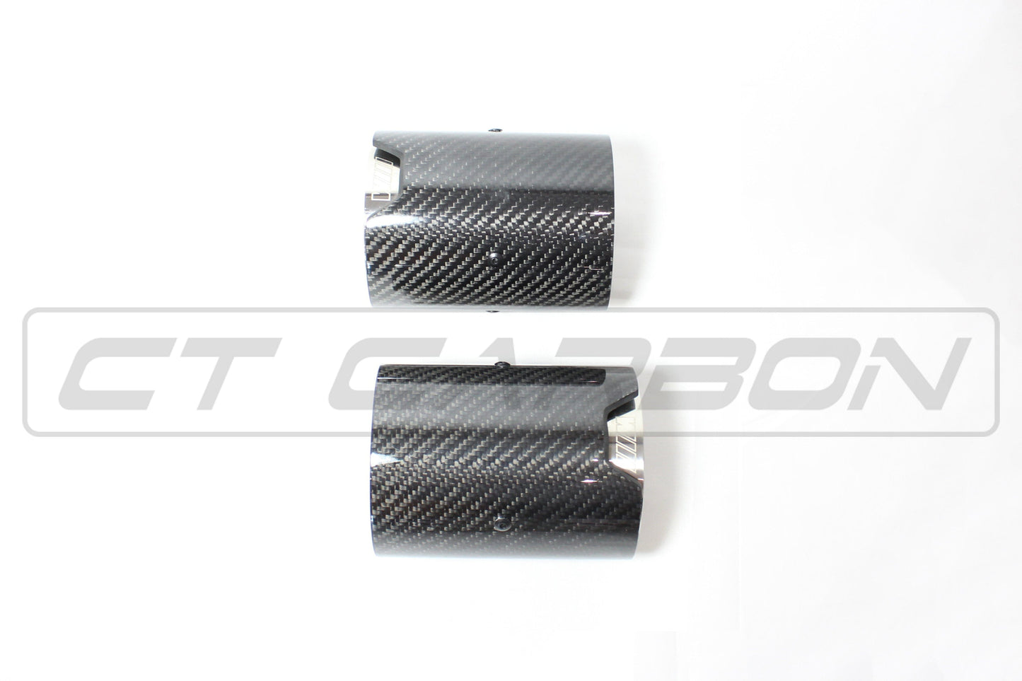 CT CARBON Exhaust Tips BMW CARBON EXHAUST TIPS 135i/140i/235i/240i/335i/340i/435i/440i - CHROME (SET OF 2)