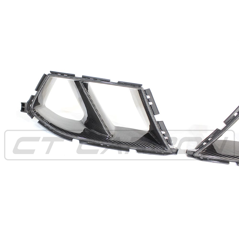 CT CARBON FULL KIT BMW M3/M4 G80/G81/G82/G83 Carbon Fibre Bumper Ducts - MP Style