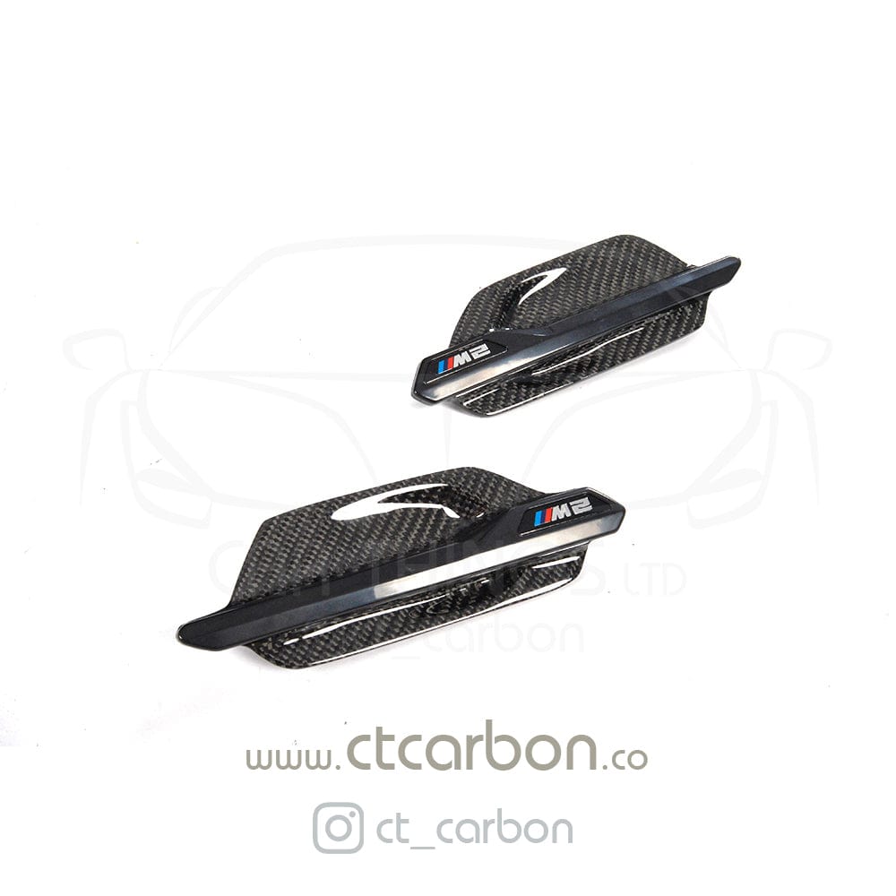 CT CARBON Side Vents BMW M2 / M2C F87 CARBON FIBRE SIDE VENTS