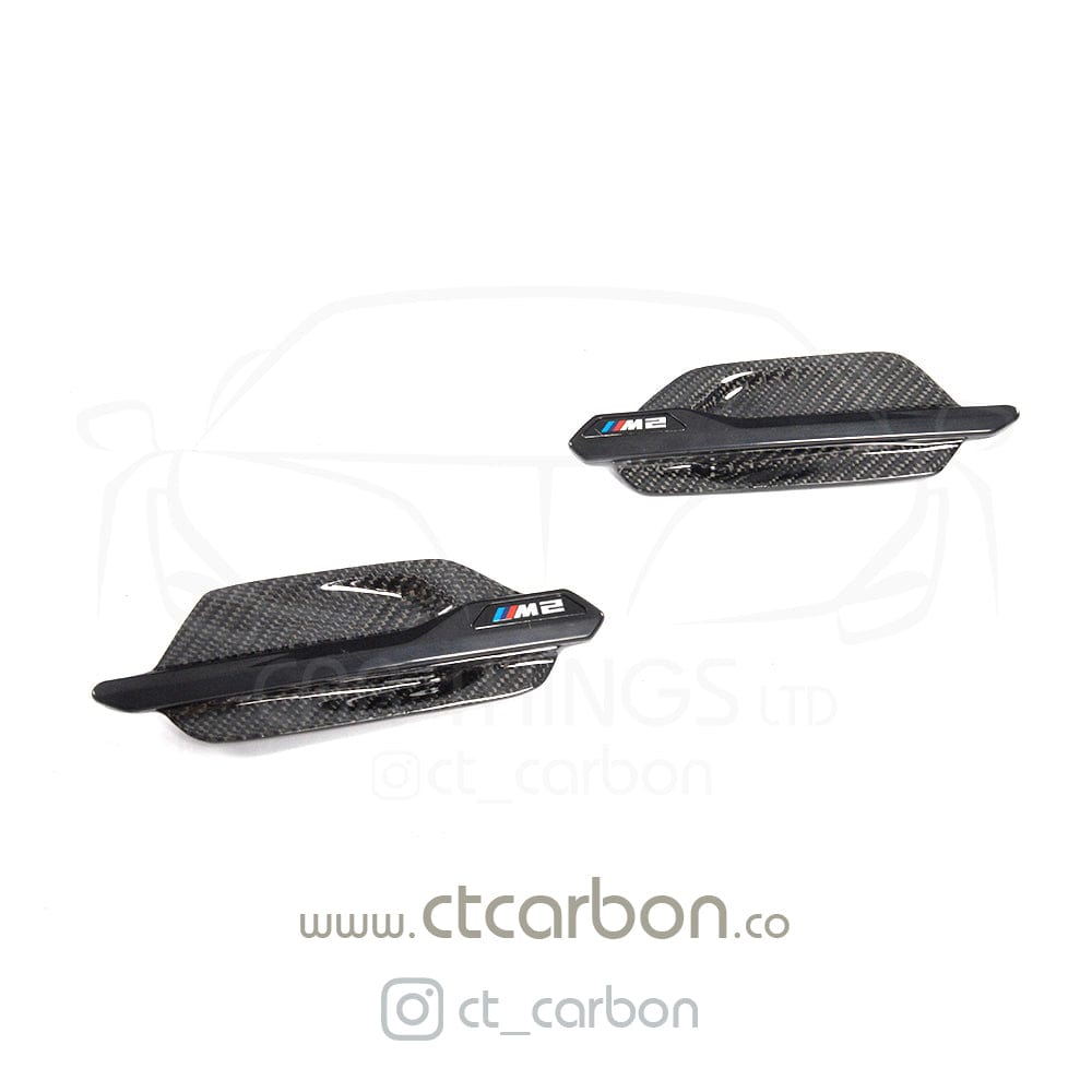 CT CARBON Side Vents BMW M2 / M2C F87 CARBON FIBRE SIDE VENTS