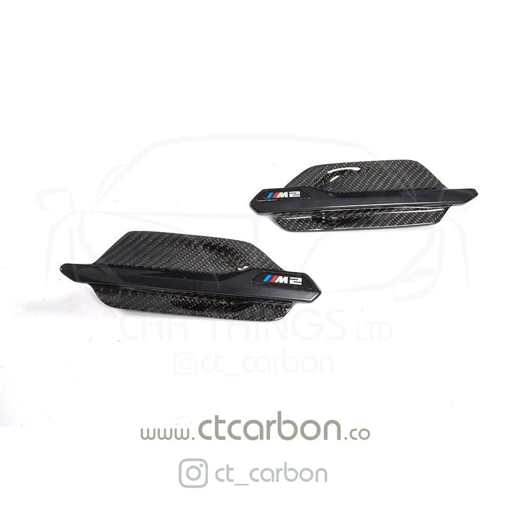 CT CARBON Side Vents BMW M2 / M2C F87 CARBON FIBRE SIDE VENTS