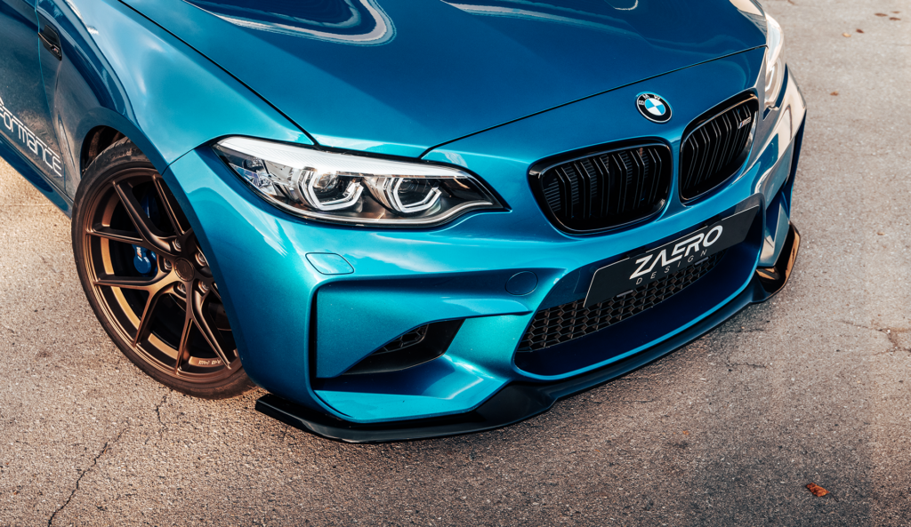 EVO-S Front splitter BMW M2 F87 OG LCI & PRE LCI - Zaero Design