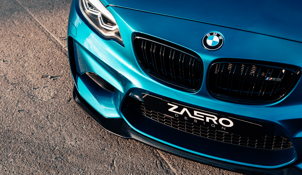 EVO-S Front splitter BMW M2 F87 OG LCI & PRE LCI - Zaero Design