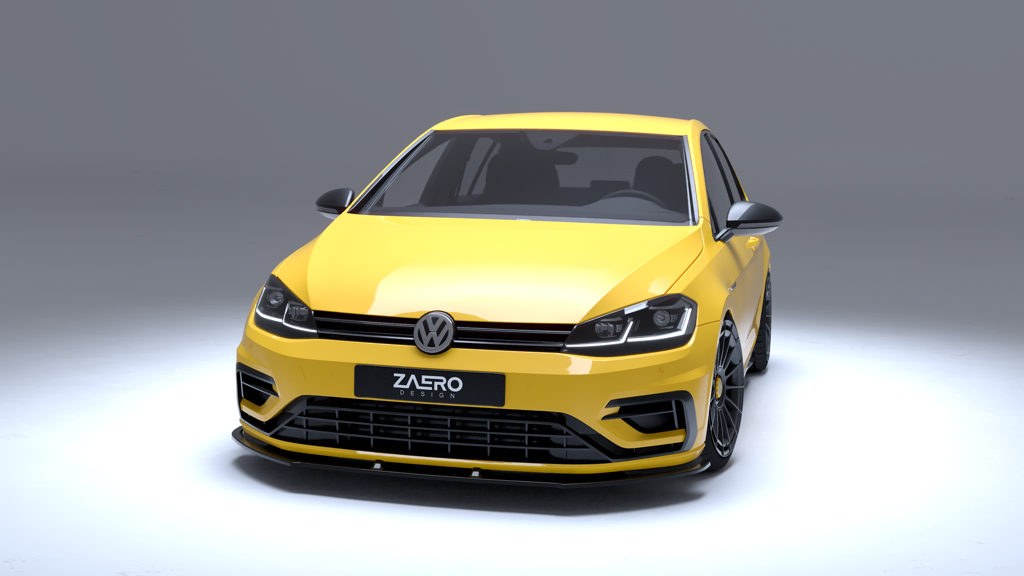 Front splitter VW Golf 7.5 R - Zaero Design