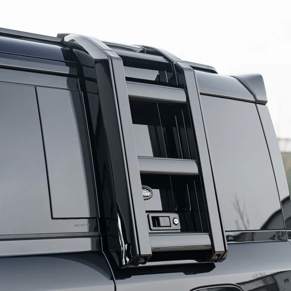 Land Rover Defender L663 90 & 110 Ladder Hoogglans Zwart (2020+)
