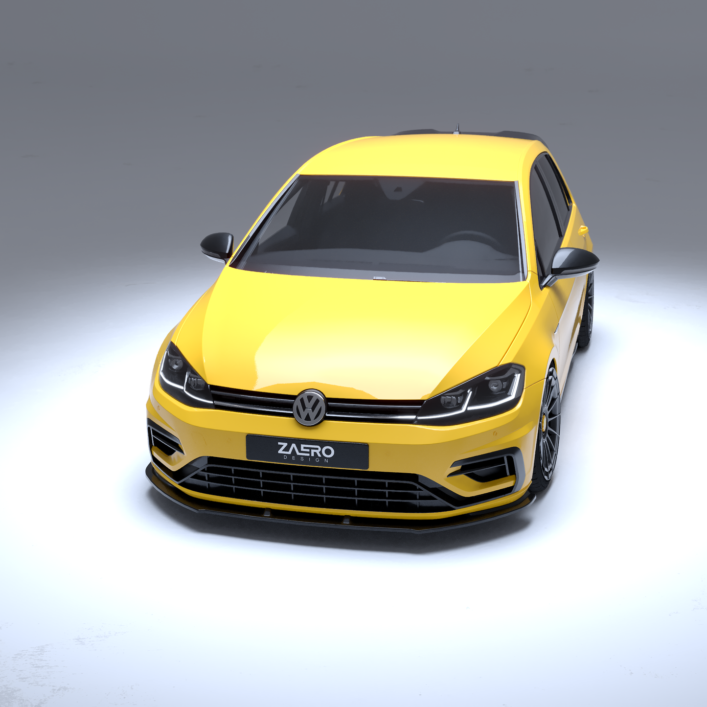 Front splitter VW Golf 7.5 R - Zaero Design