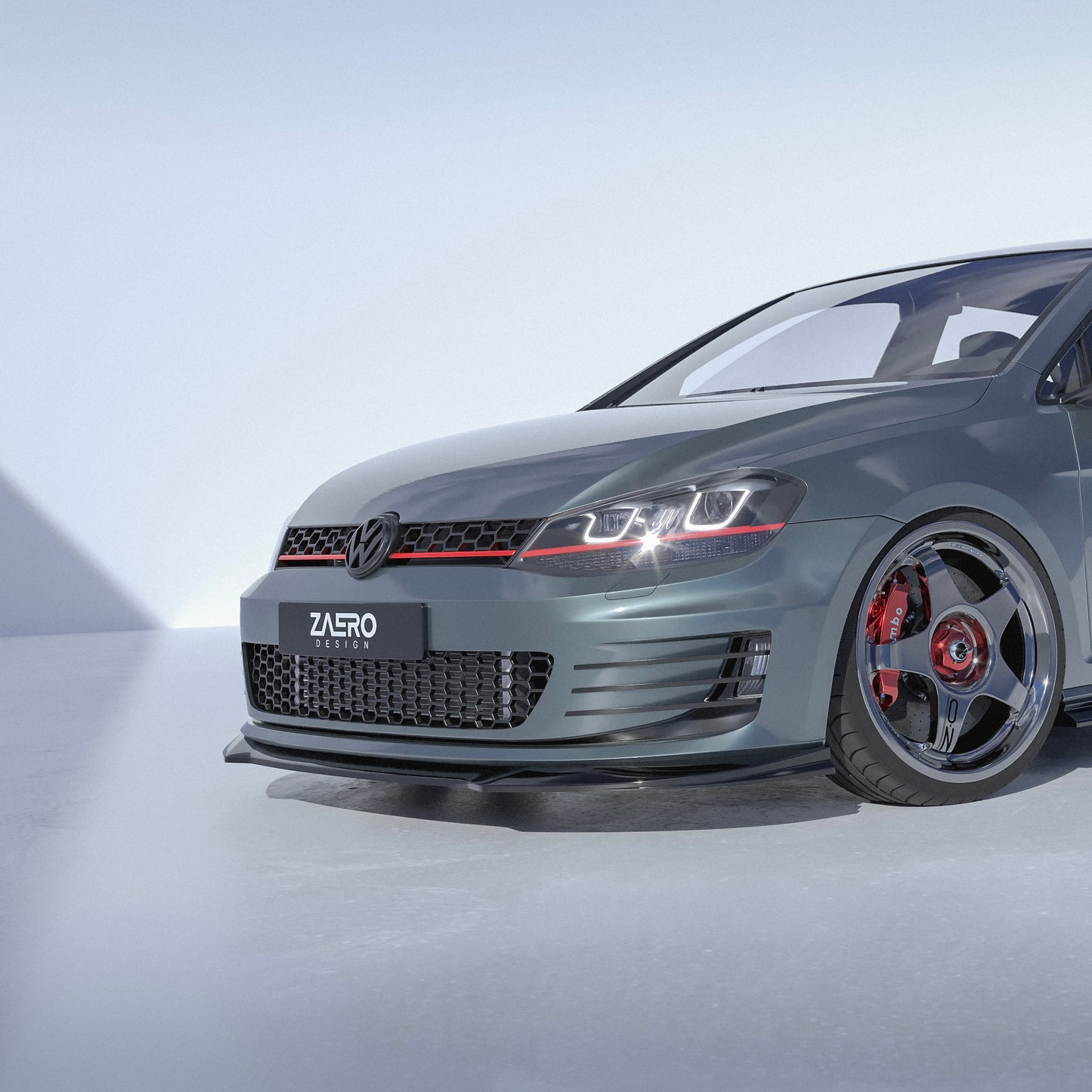 Front splitter VW Golf 7 GTI - Zaero Design