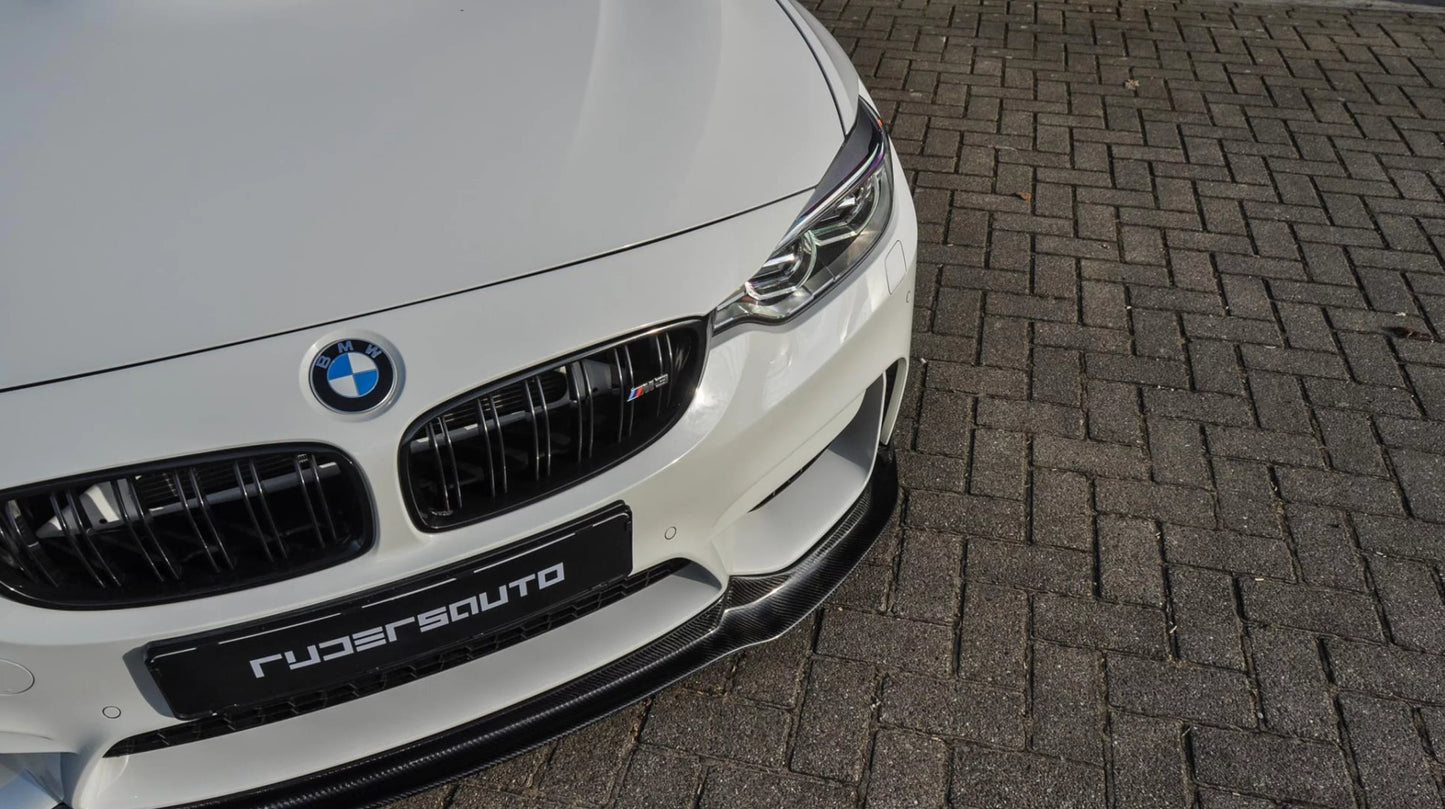 Front splitter carbon fibre V-Style BMW M3/M4 (F80/F82/F83)