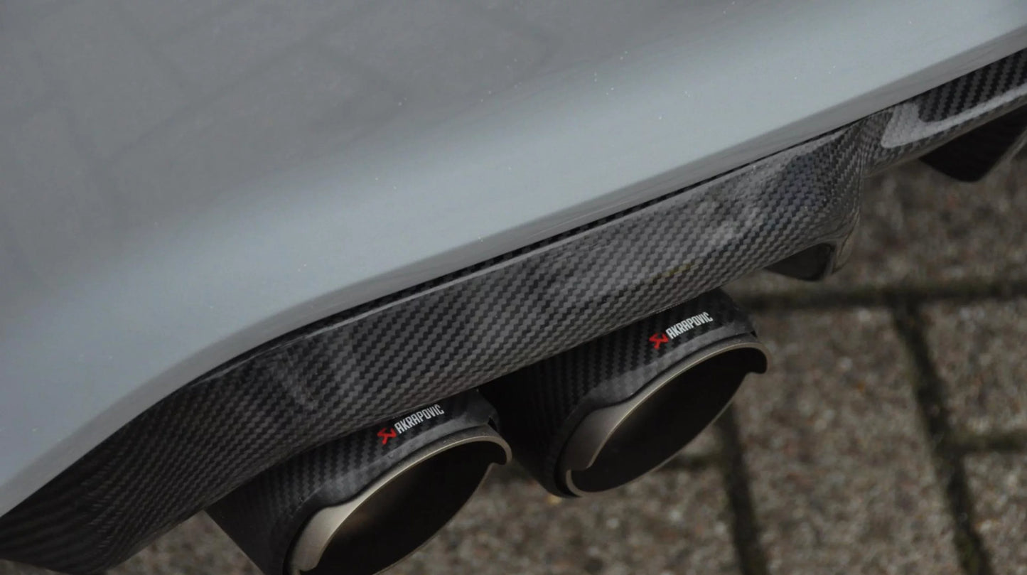 Carbon fibre diffuser BMW F87 M2/M2C - M-performance style