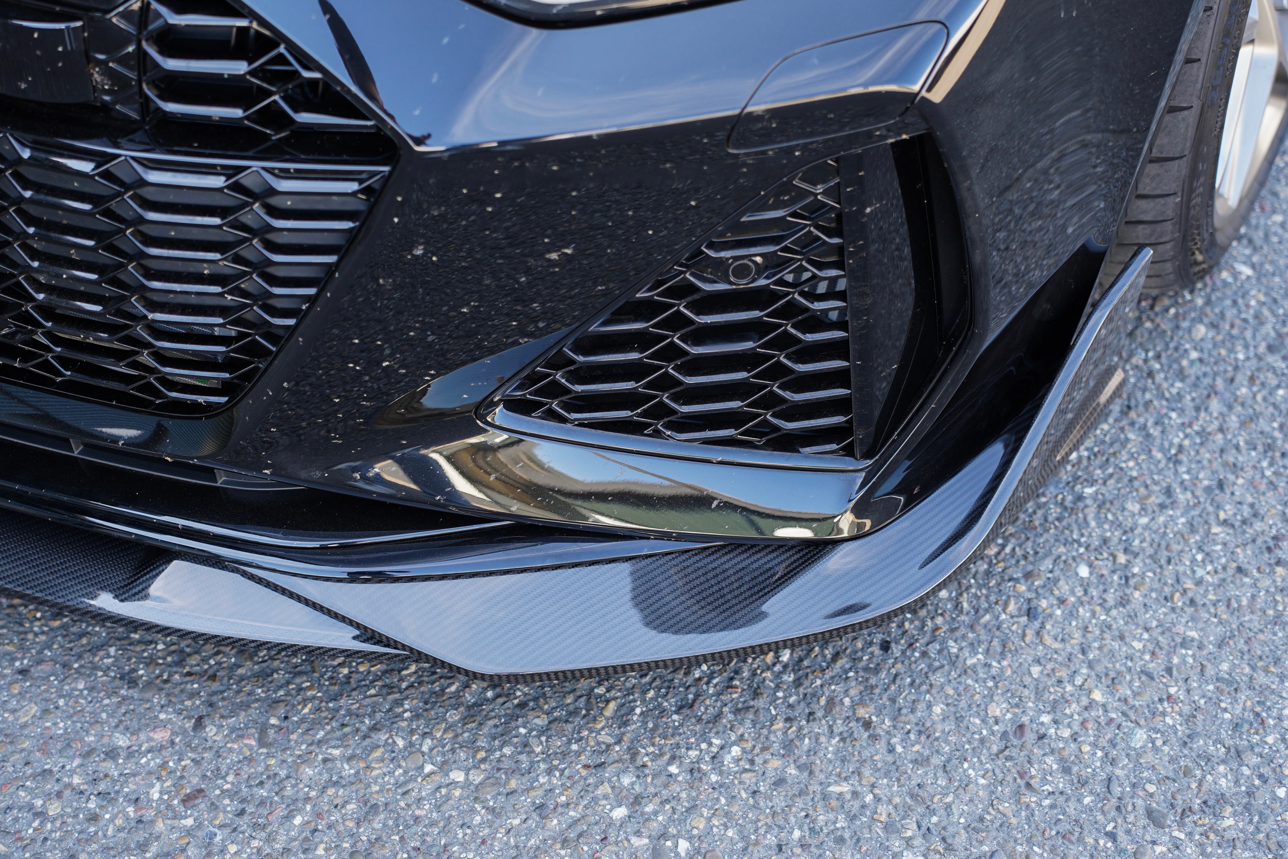 Carbon fibre front splitter Audi RS6/RS7 C8