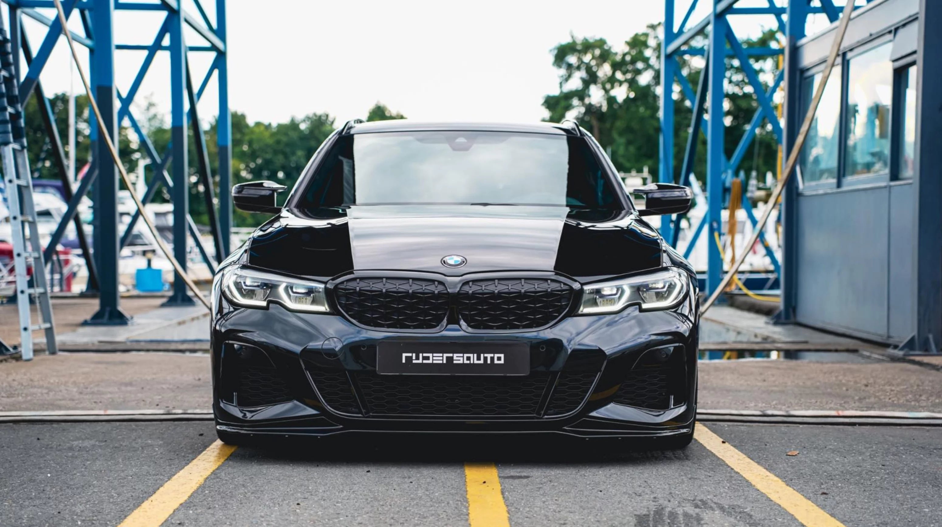 Hoogglans zwarte 'M340' grille BMW 3-serie G20/21