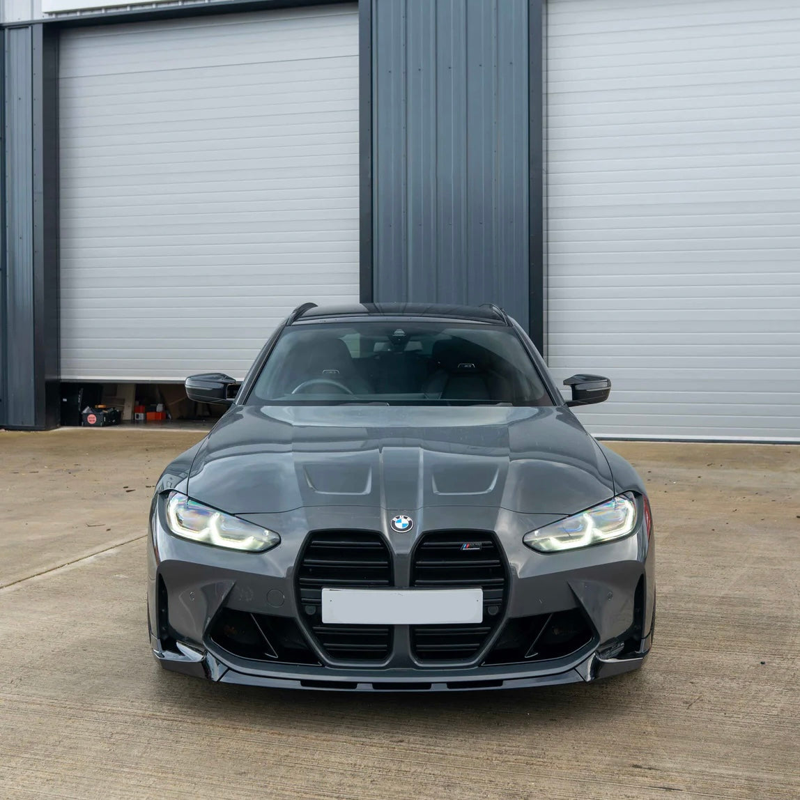 Front splitter hoogglans zwart BMW M3/M4 G80 G81 G82 G83 M-Performance style