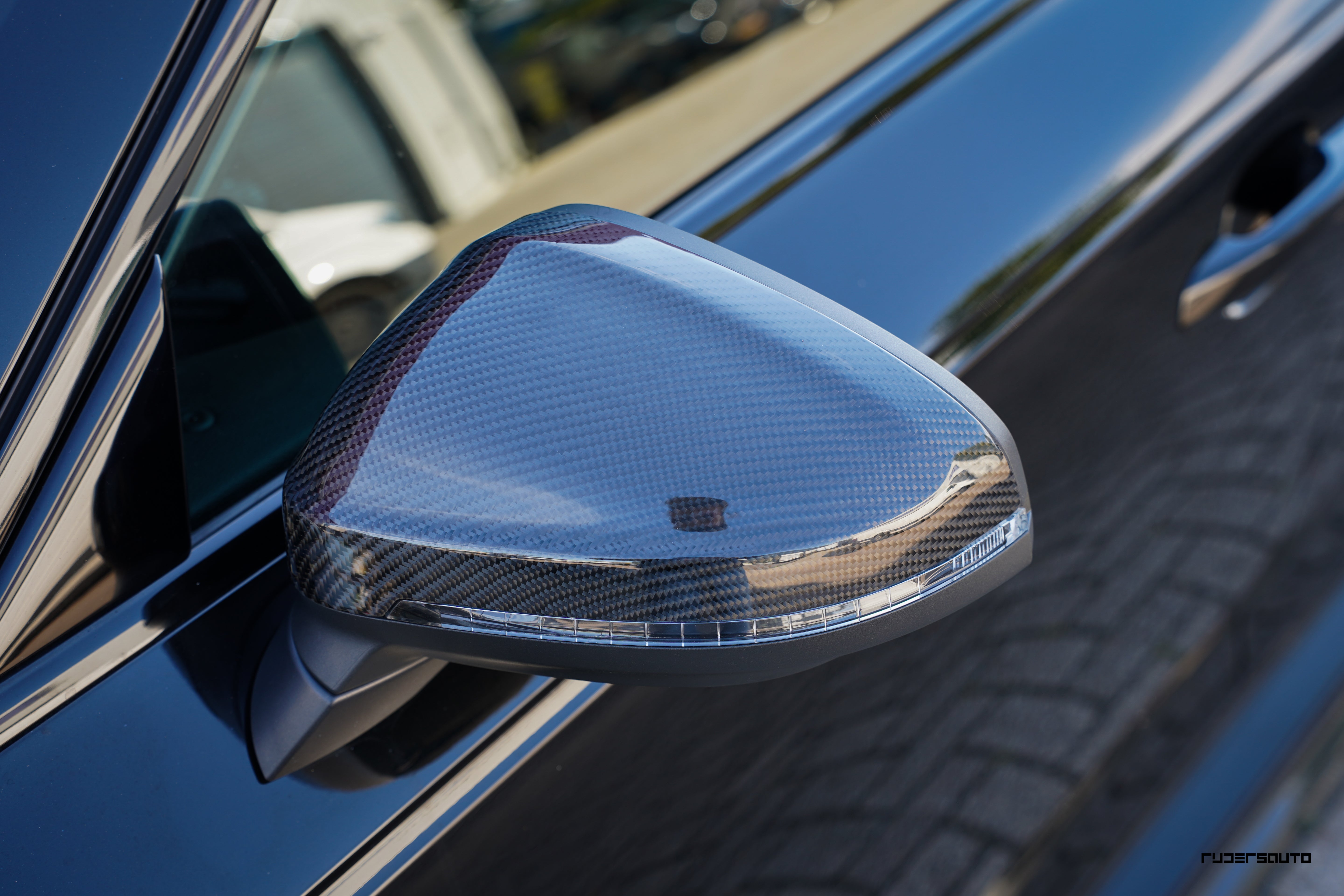 Carbon fibre spiegelkappen Audi RS4 B9 & B9.5 2016-2025