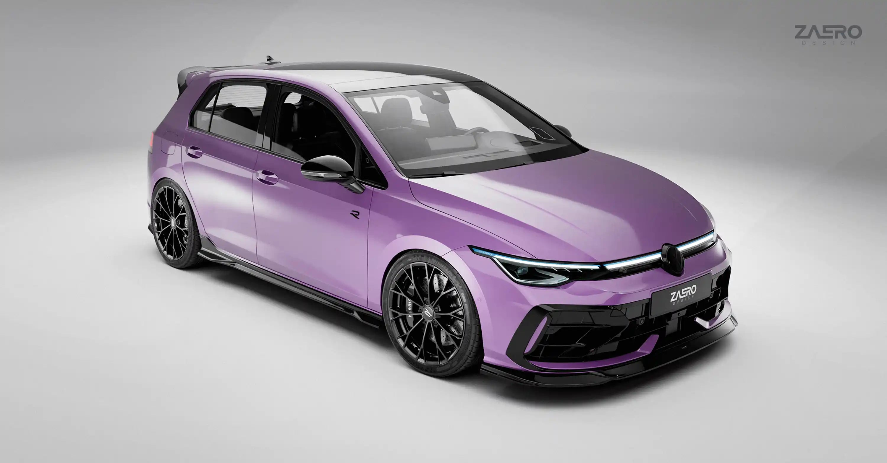 Front splitter VW Golf 8.5 R- Zaero-Design