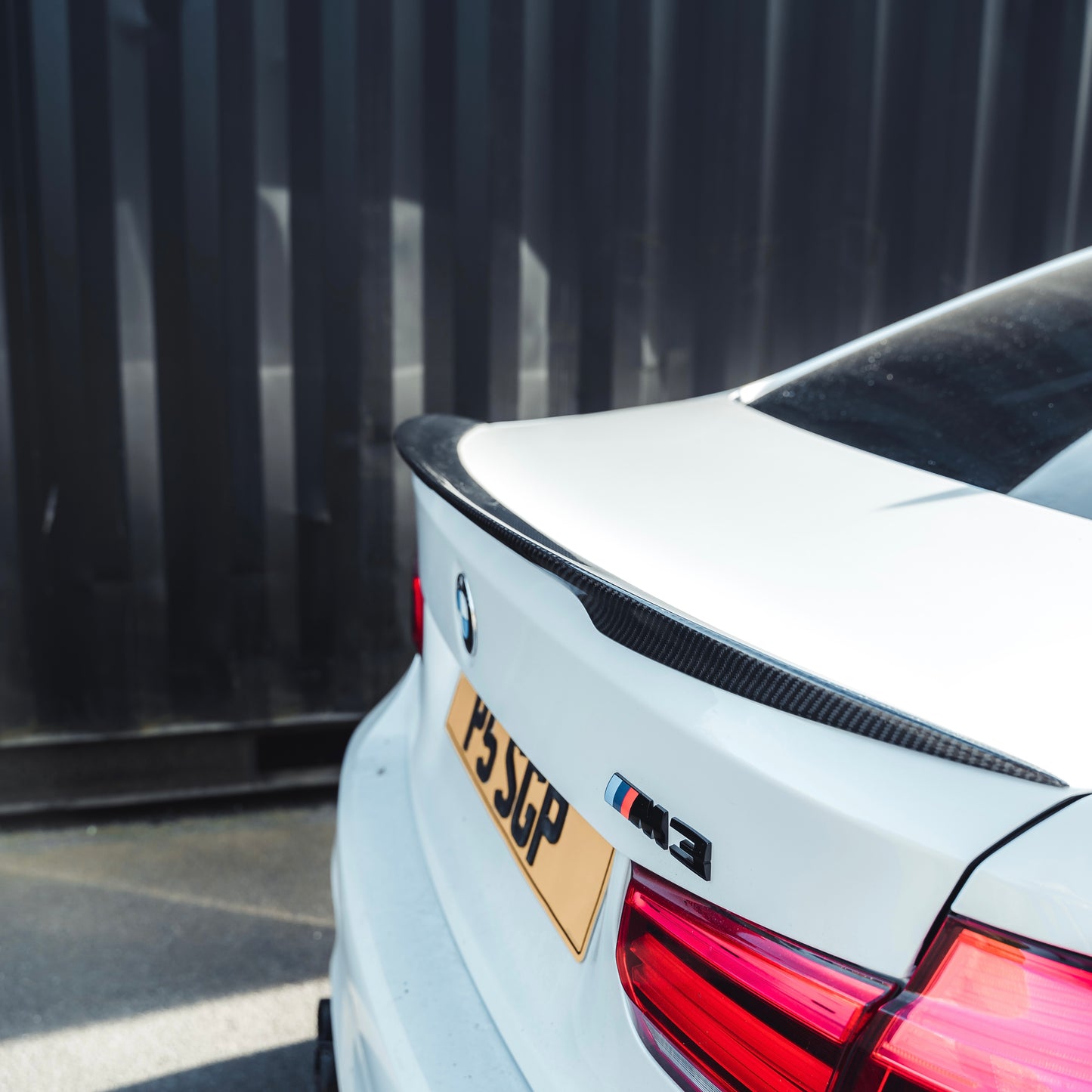 Rear spoiler carbon fibre M-Performance style BMW F80 M3 & F30 3-serie CT-Carbon