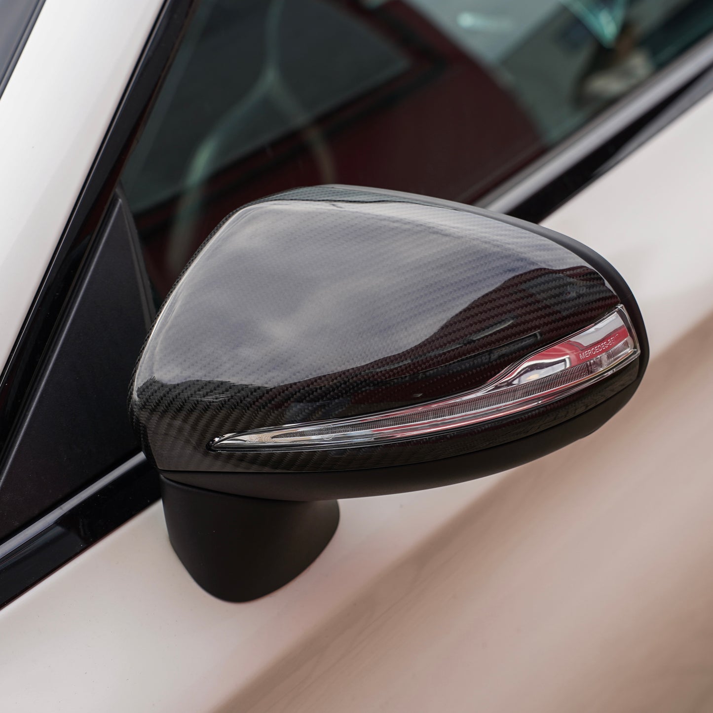 Carbon fibre spiegelkappen Mercedes C63 W205