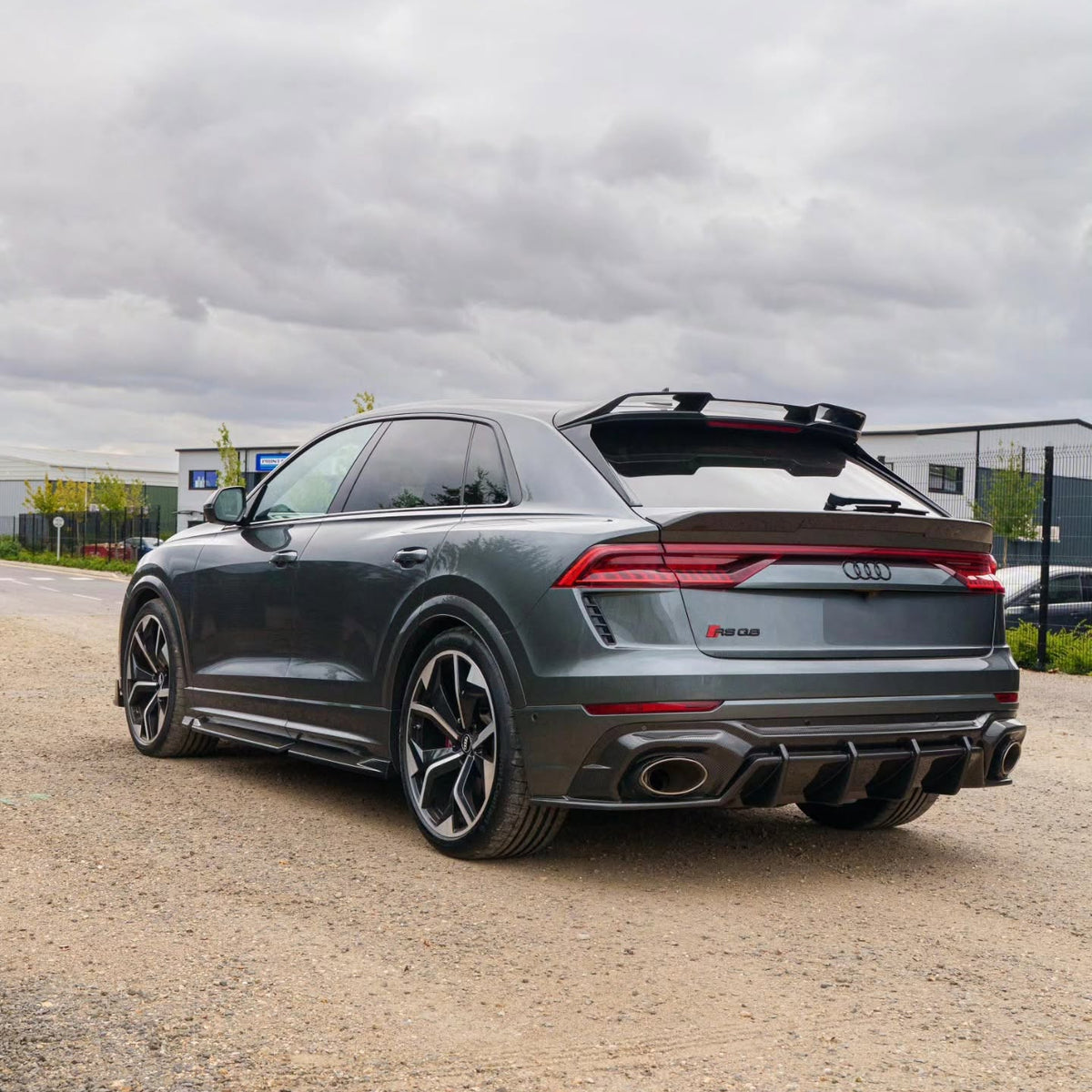 Carbon fibre kofferbak spoiler Audi RSQ8 (2019+)