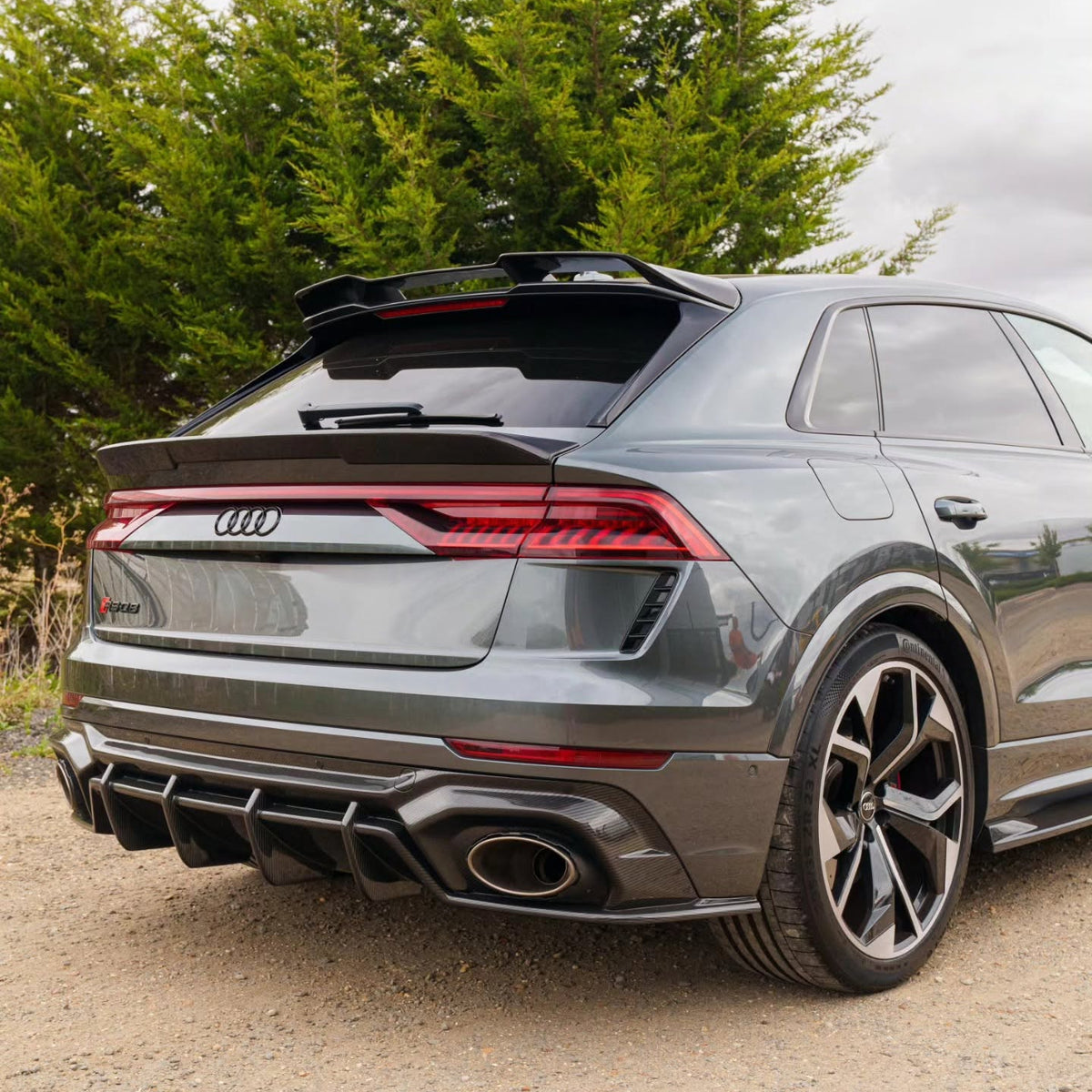 Carbon fibre dak spoiler Audi RSQ8 (2019+)