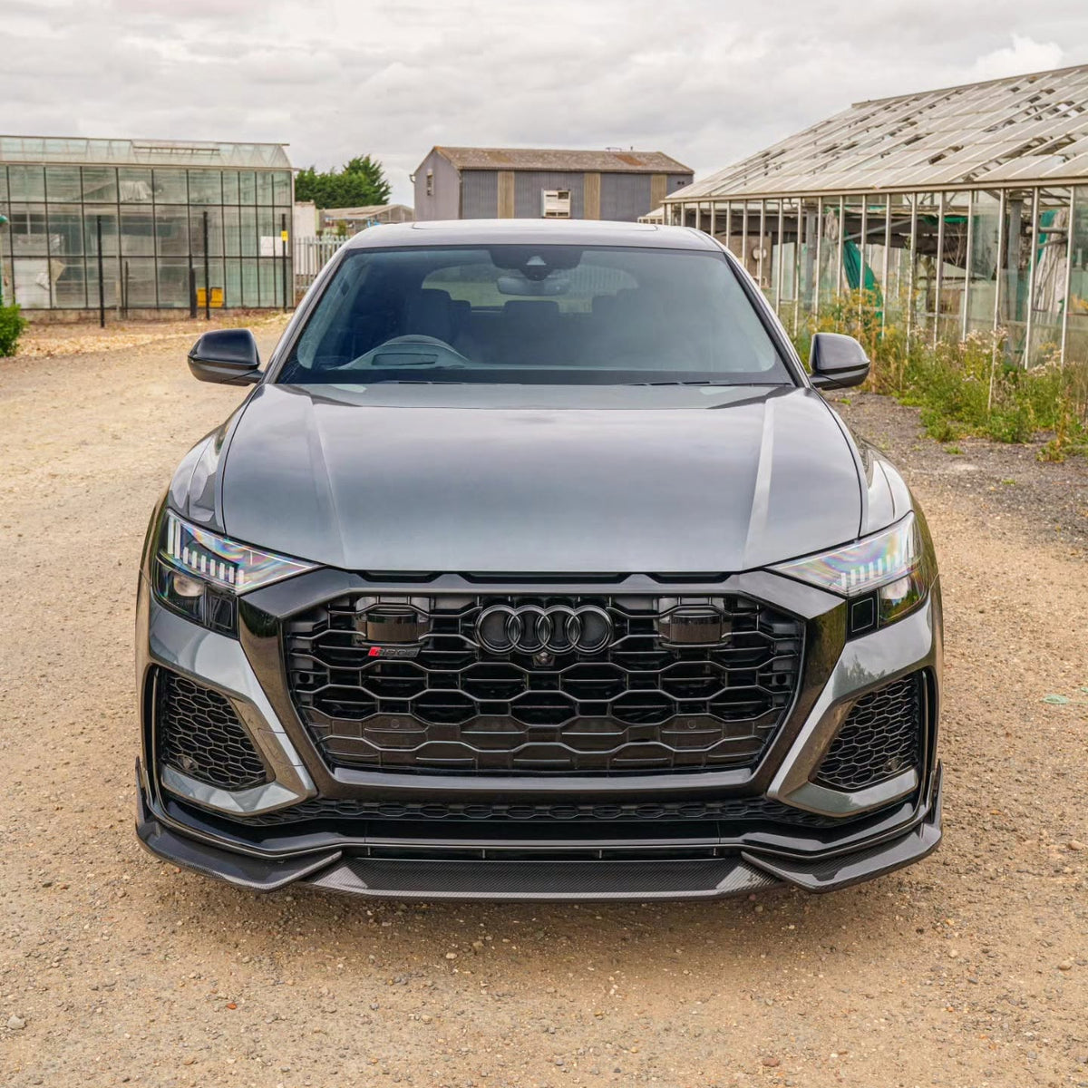 Carbon fibre front splitter Audi RSQ8 (2019+)