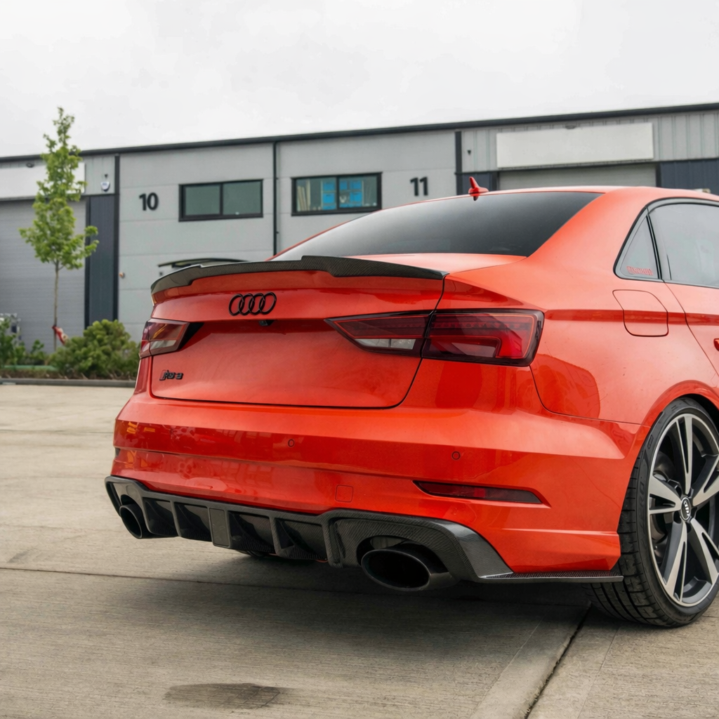 Carbon Fibre Spoiler - V Style Audi A3/S3/RS3 8V Sedan