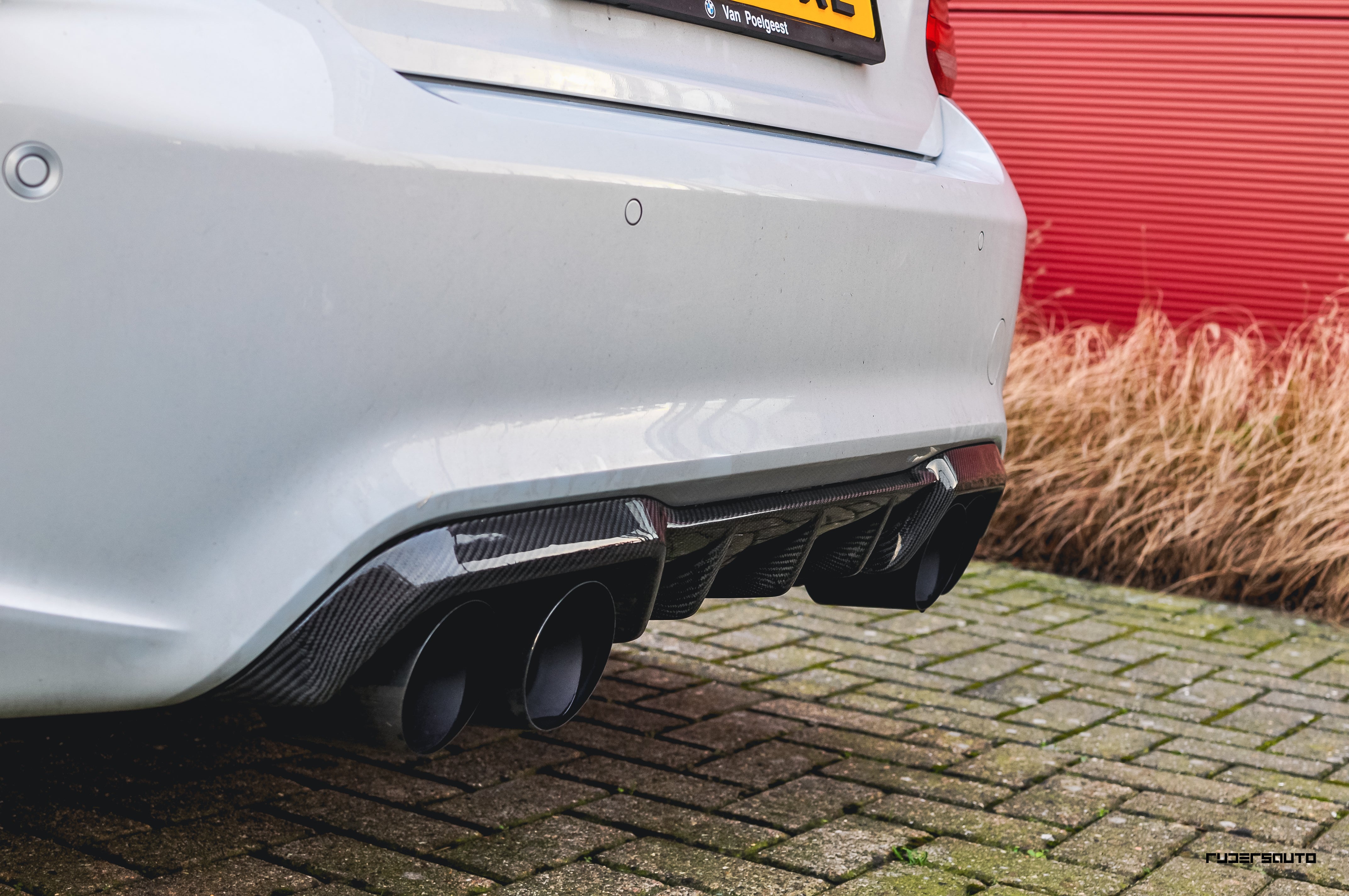 Carbon fibre diffuser BMW F87 M2/M2C - M-performance style