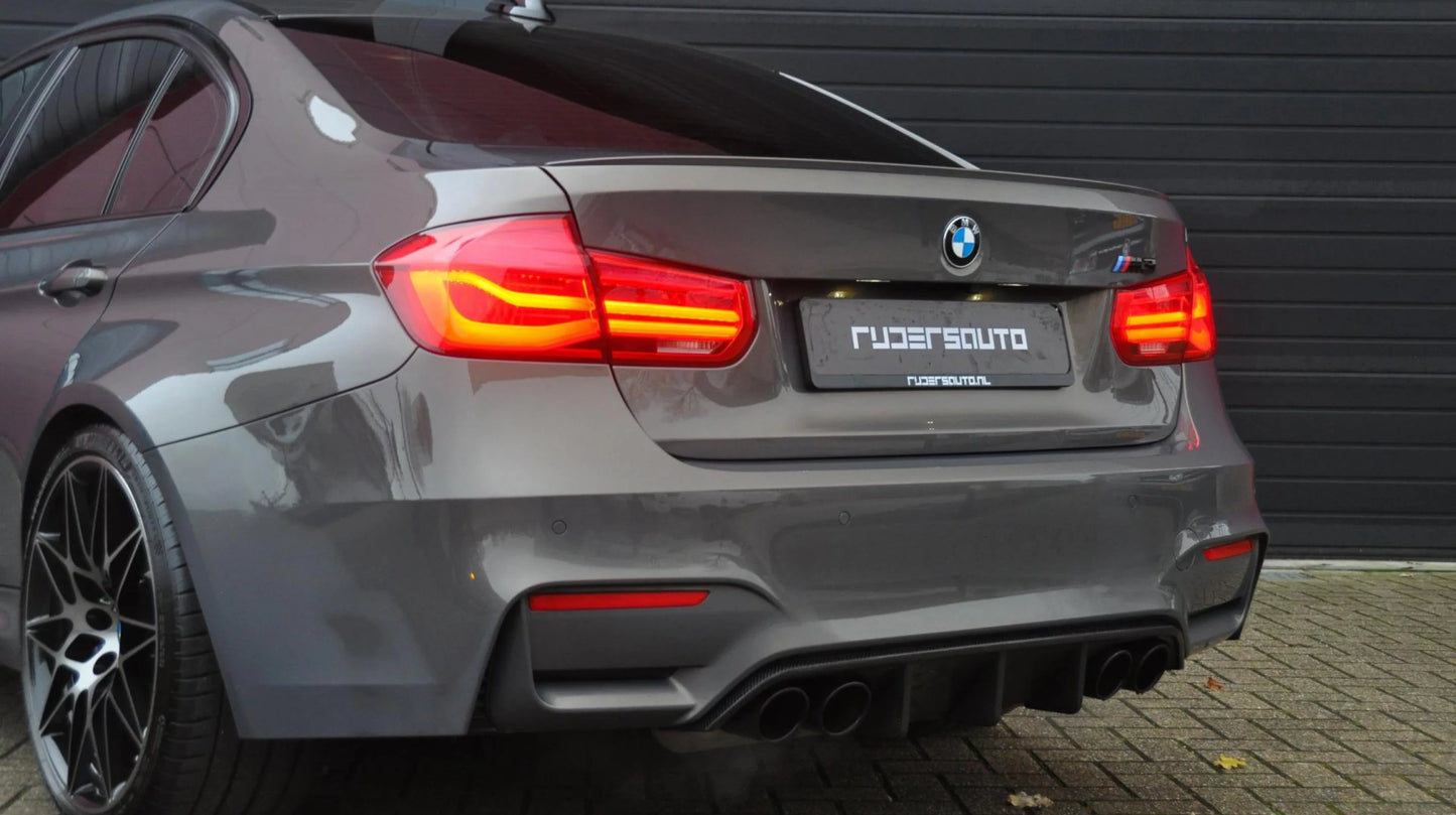 Carbon fibre diffuser BMW M3/M4 (F80 F82 F83) - M-Performance style