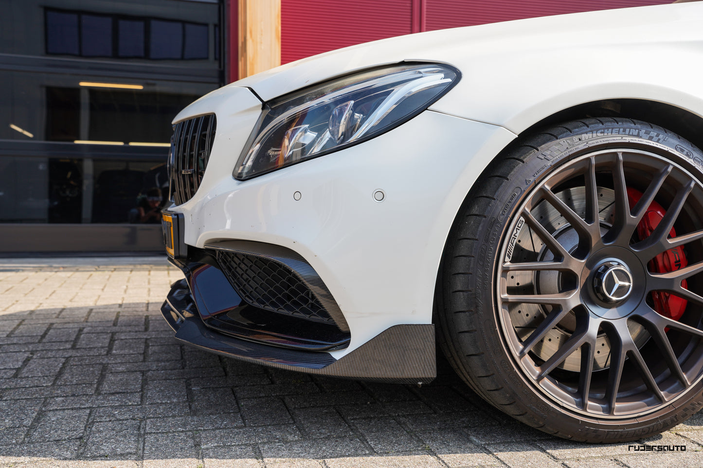 Carbon fibre front splitter Mercedes C63 W205