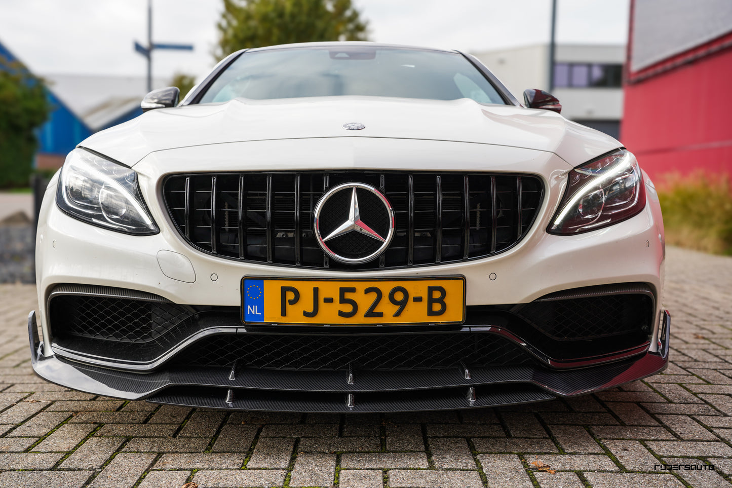 Carbon fibre front splitter Mercedes C63 W205 Coupe