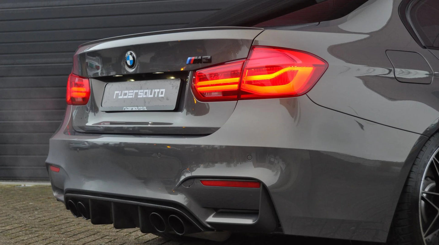 Carbon fibre diffuser BMW M3/M4 (F80 F82 F83) - M-Performance style