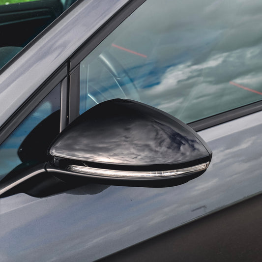 VW Golf 7 & 7.5 Spiegelkappen hoogglans zwart