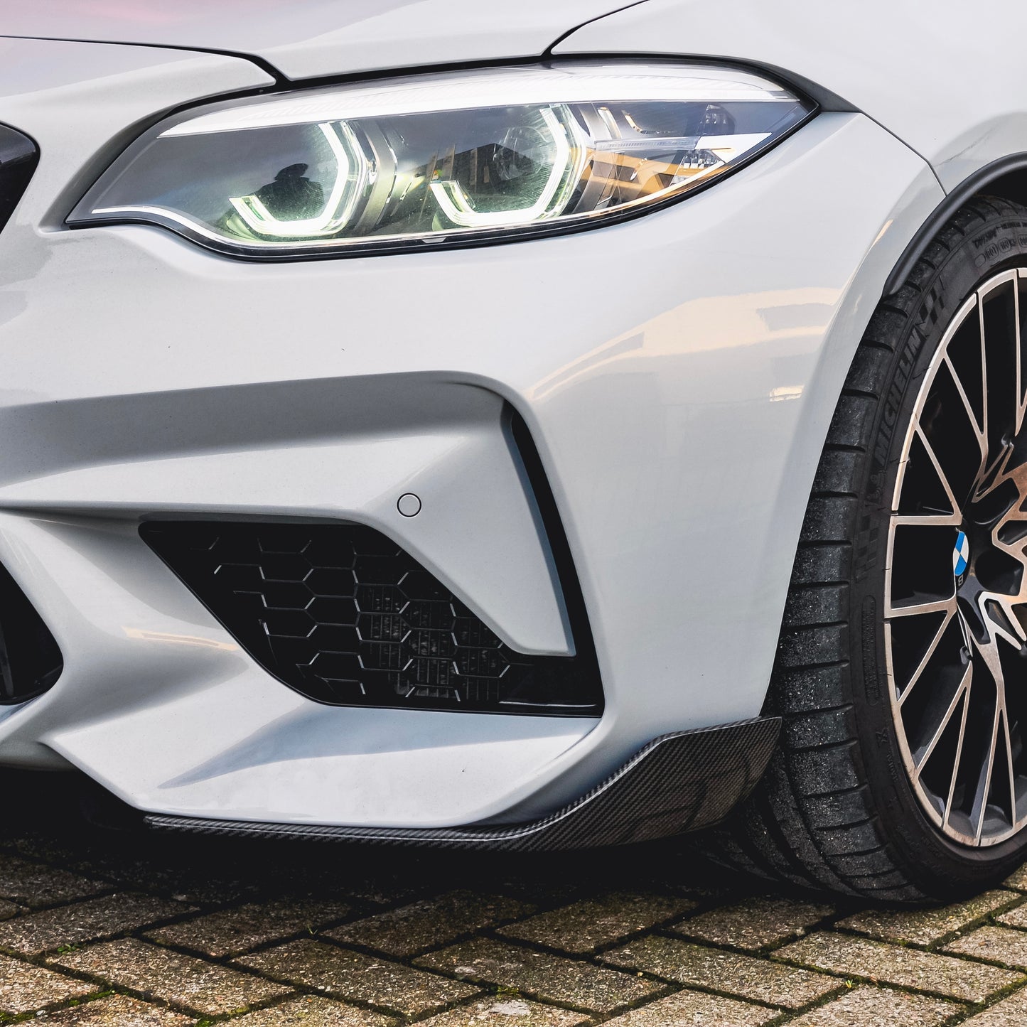 Carbon fibre splitter BMW F87 M2/M2C - M-Performance style