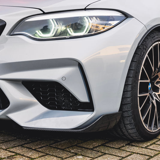 Carbon fibre splitter BMW F87 M2/M2C - M-Performance style